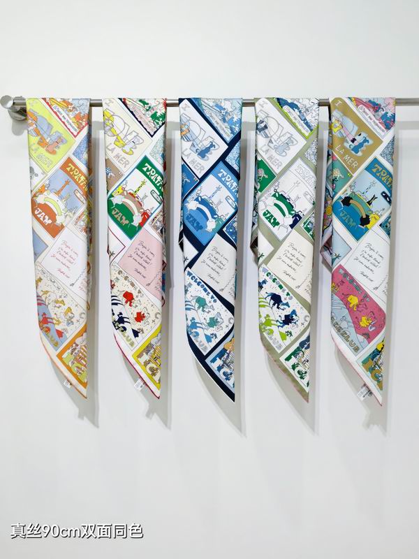 Hermes silk scarf 90X90cm E032227
